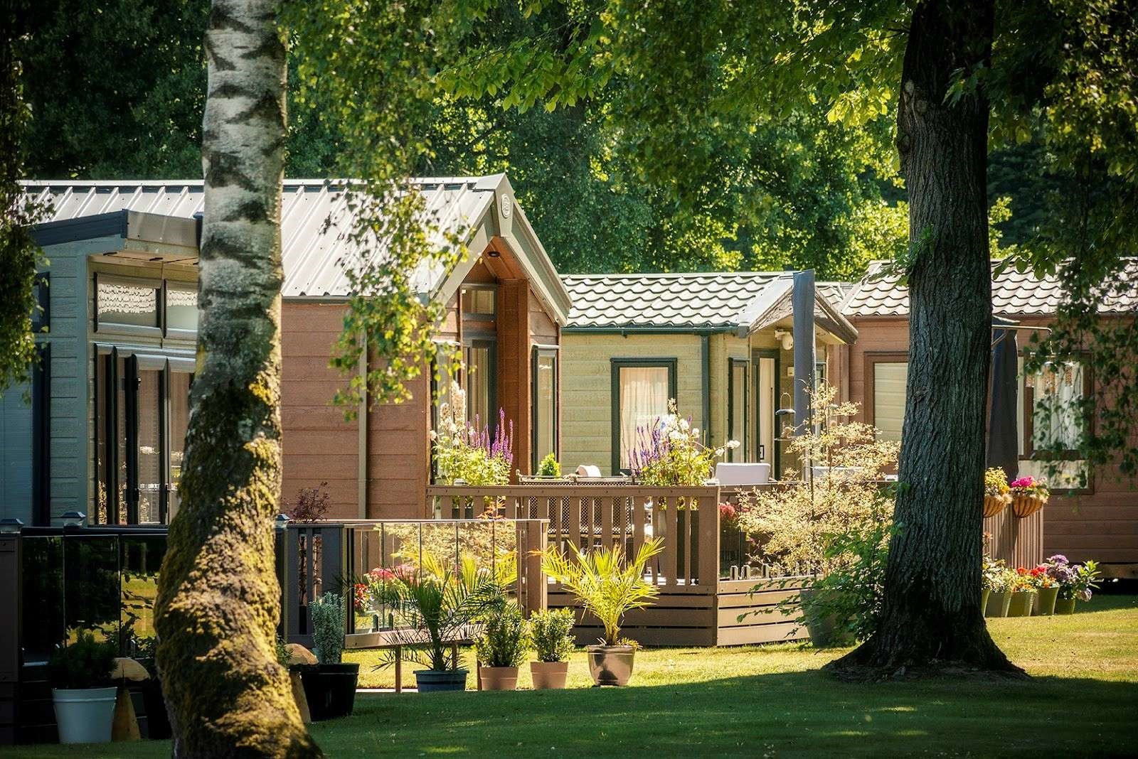 Decking's on Holiday Homes at a Holiday Park