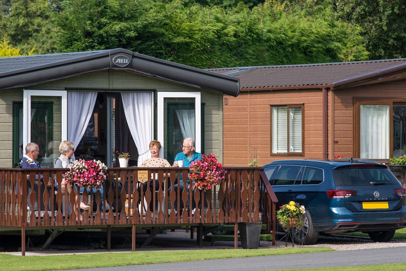 Holiday Home Owners on their Decking
