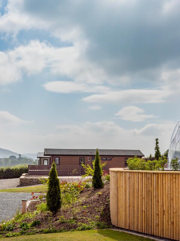 Luxury lodges and holiday homes for sale at Rockbridge Retreat, Wales. Photo of the Retreat