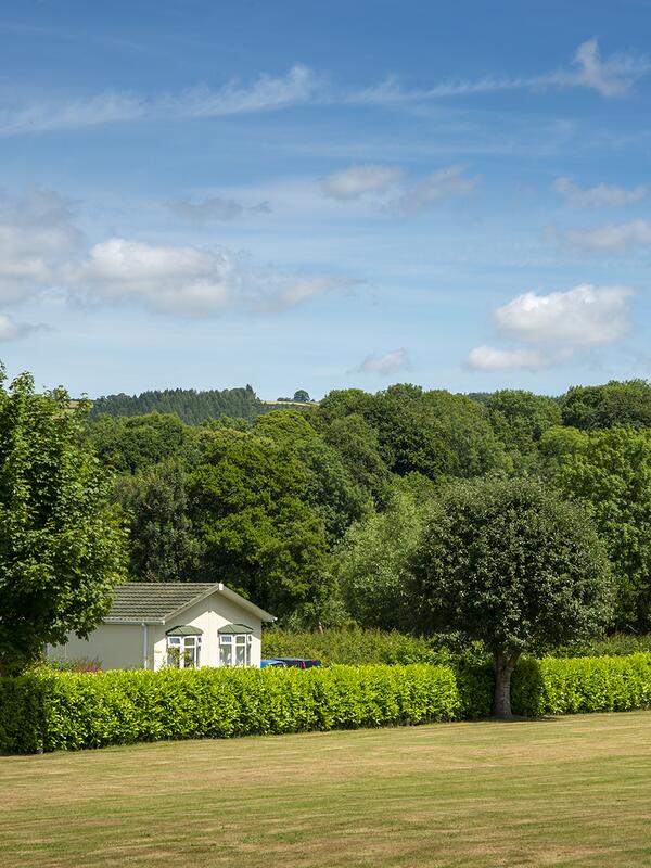 Residential park homes for sale at Rockbridge, Wales