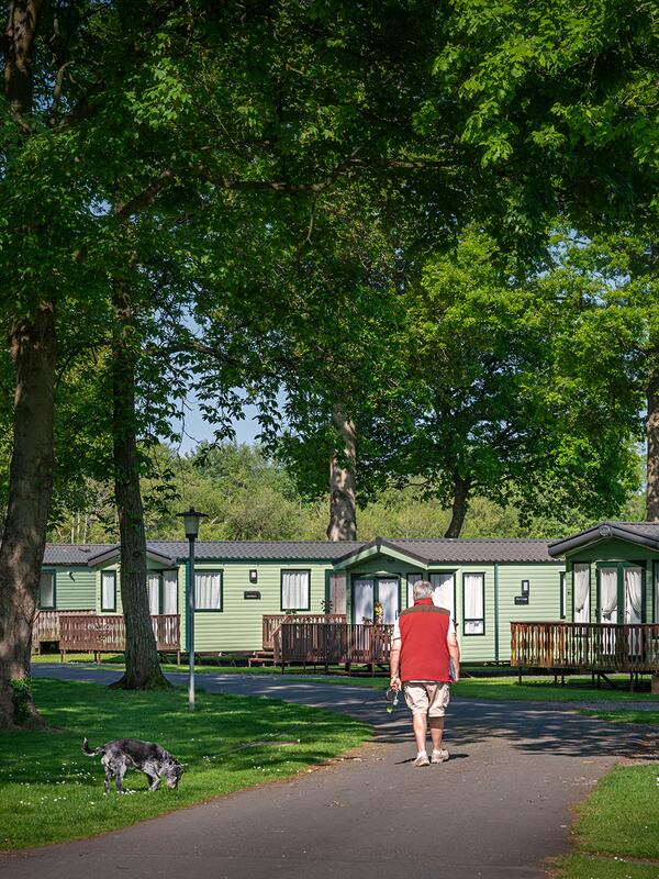 ABI Hereford holiday home for sale at Pearl Lake Country Holiday Park. Plot photo