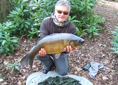 Caravan site with fishing lake - photo