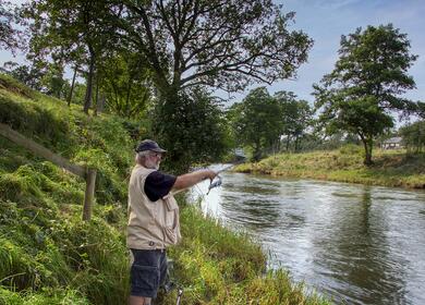 Fishing the nearby River Teme photo