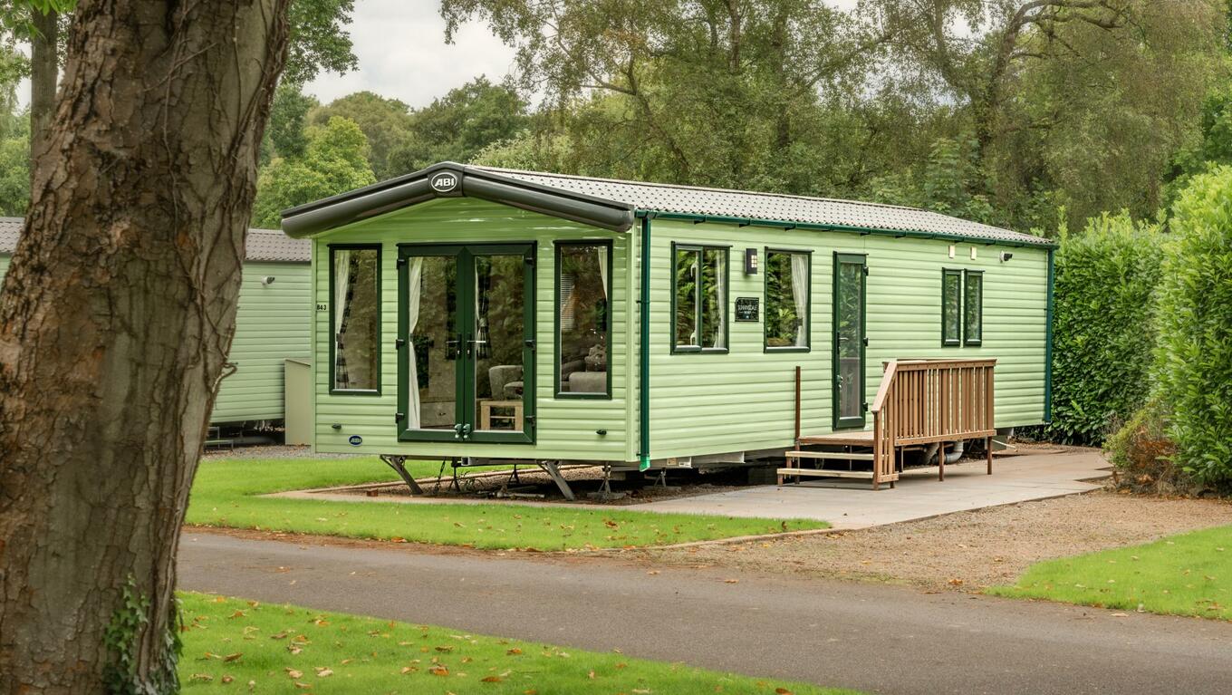 ABI Sunningdale Premier for sale at Pearl Lake Country Holiday Park, Herefordshire - exterior photo