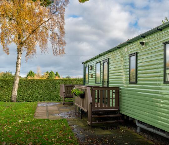 ABI Hereford holiday home for sale at Pearl Lake Country Holiday Park, Herefordshire. Exterior photo