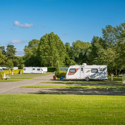 5 star touring site at Arrow Bank herefordshire