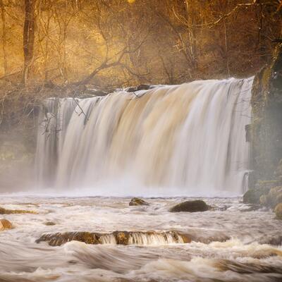 Brecon waterfall country