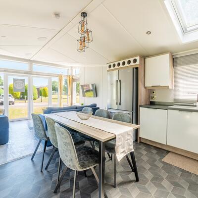 Willerby Vogue Nouveau for sale on 5 star caravan holiday park. Living area photo