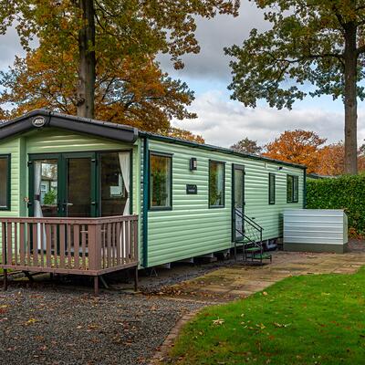 ABI Hereford holiday home for sale at Pearl Lake Country Holiday Park, Herefordshire. Exterior photo