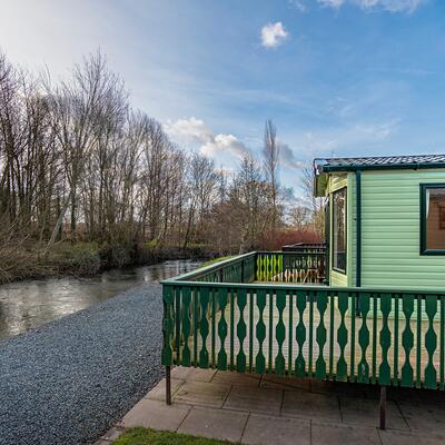 ABI Clarendon holiday home for sale at riverside holiday park - plot photo