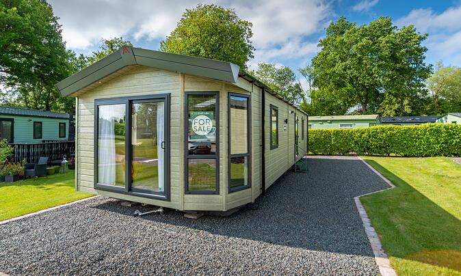 Atlas Sherwood Lodge holiday home for sale at Pearl Lake Country Holiday Park Herefordshire