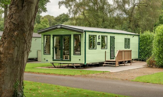 ABI Sunningdale Premier for sale at Pearl Lake Country Holiday Park, Herefordshire - exterior photo