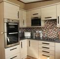 Self catering lodges fully equipped kitchen