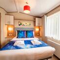 Pemberton Marlow for sale at Rockbridge Country Holiday Park, Mid Wales - main bedroom photo