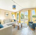 Pemberton Marlow Lodge holiday home for sale at Pearl Lake Country Holiday Park, Herefordshire. Lounge photo.