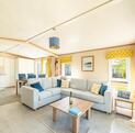 Pemberton Marlow Lodge holiday home for sale at Pearl Lake Country Holiday Park, Herefordshire. Lounge photo.