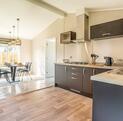 Prestige Residence park home for sale at Rockbridge Park, Wales. Kitchen dining area photo