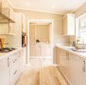 Luxury Lamport residential park home for sale at Rockbridge Park - kitchen photograph