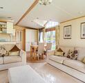 Pemberton Serena holiday home for sale at Pearl Lake Country Holiday Park, Herefordshire. living area photo.