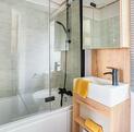 ABI Beverley for sale at Pearl Lake Country Holiday Park, Herefordshire. En-suite bathroom photo