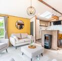 Regal Cranleigh Lodge holiday home for sale at Pearl Lake Country Holiday Park. lounge photo