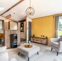 Regal Cranleigh Lodge holiday home for sale at Pearl Lake Country Holiday Park. lounge photo