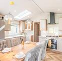 Willerby Vogue Classique holiday home for sale at Pearl Lake Country Holiday Park, Herefordshire. Kitchen dining area photo