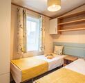 Pemberton Marlow Lodge holiday home for sale at Pearl Lake Country Holiday Park, Herefordshire. Twin bedroom photo.