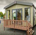 Pemberton Marlow Lodge holiday home for sale at Pearl Lake Country Holiday Park, Herefordshire. Exterior photo.