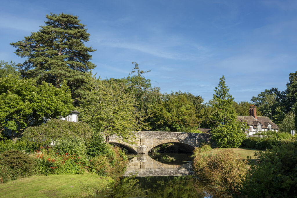 River Arrow at Eardisland, Herefordshire.