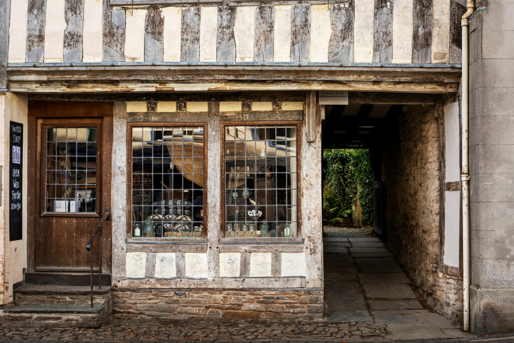 Presteigne high street building photo