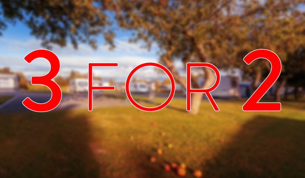 3-for-2 special offer at Discover Parks