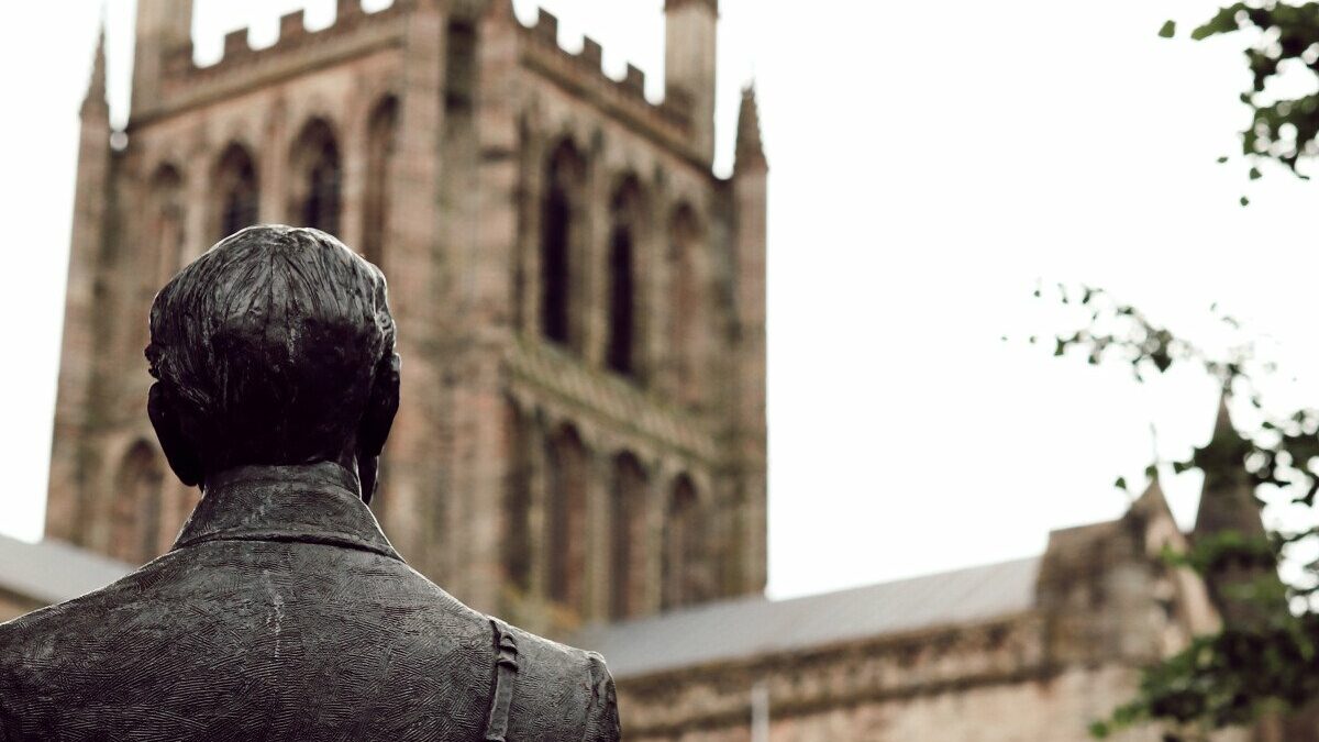 Statue of Sir Edward Elgar Hereford