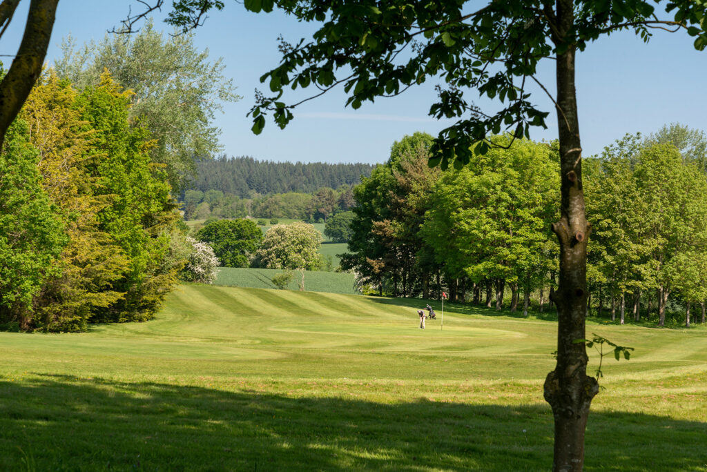 Holiday park with golf course. Hole 2 photo