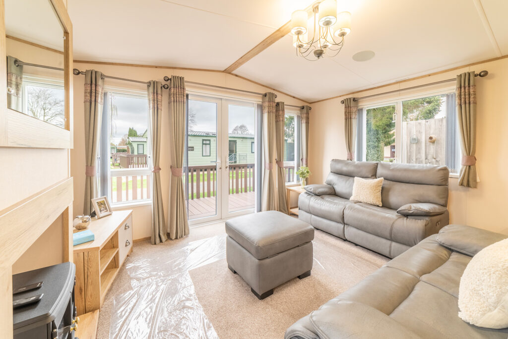ABI Ambleside, pre-owned holiday home for sale at Arrow Bank Country Holiday Park. Lounge photo