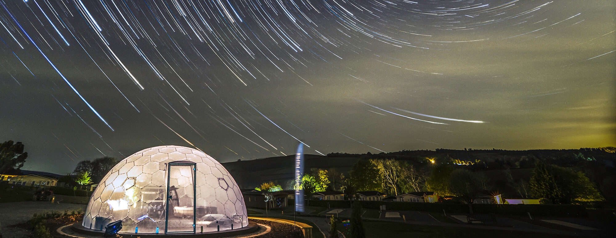 Observatory dome at Rockbridge Country Park
