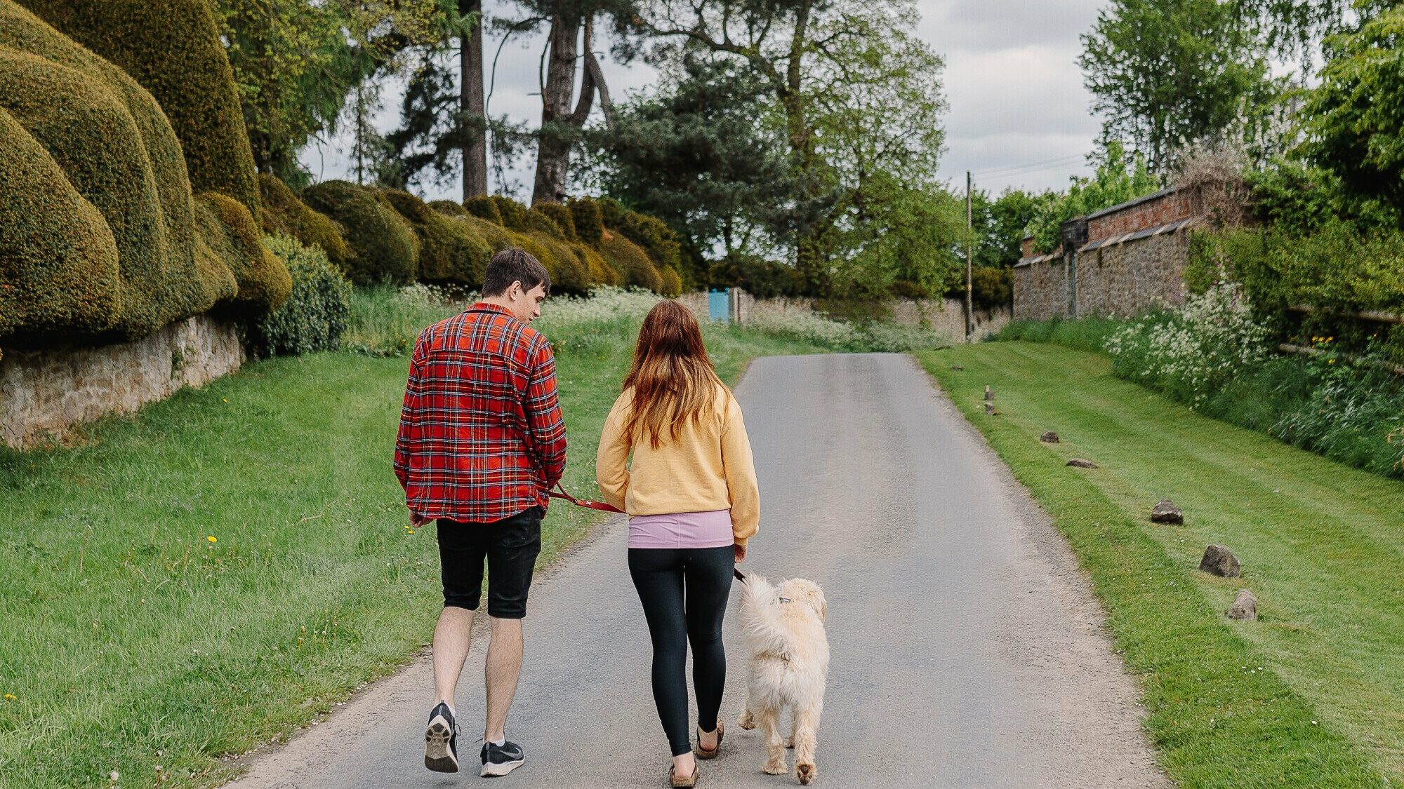 Walking in the village of Brampton Bryan