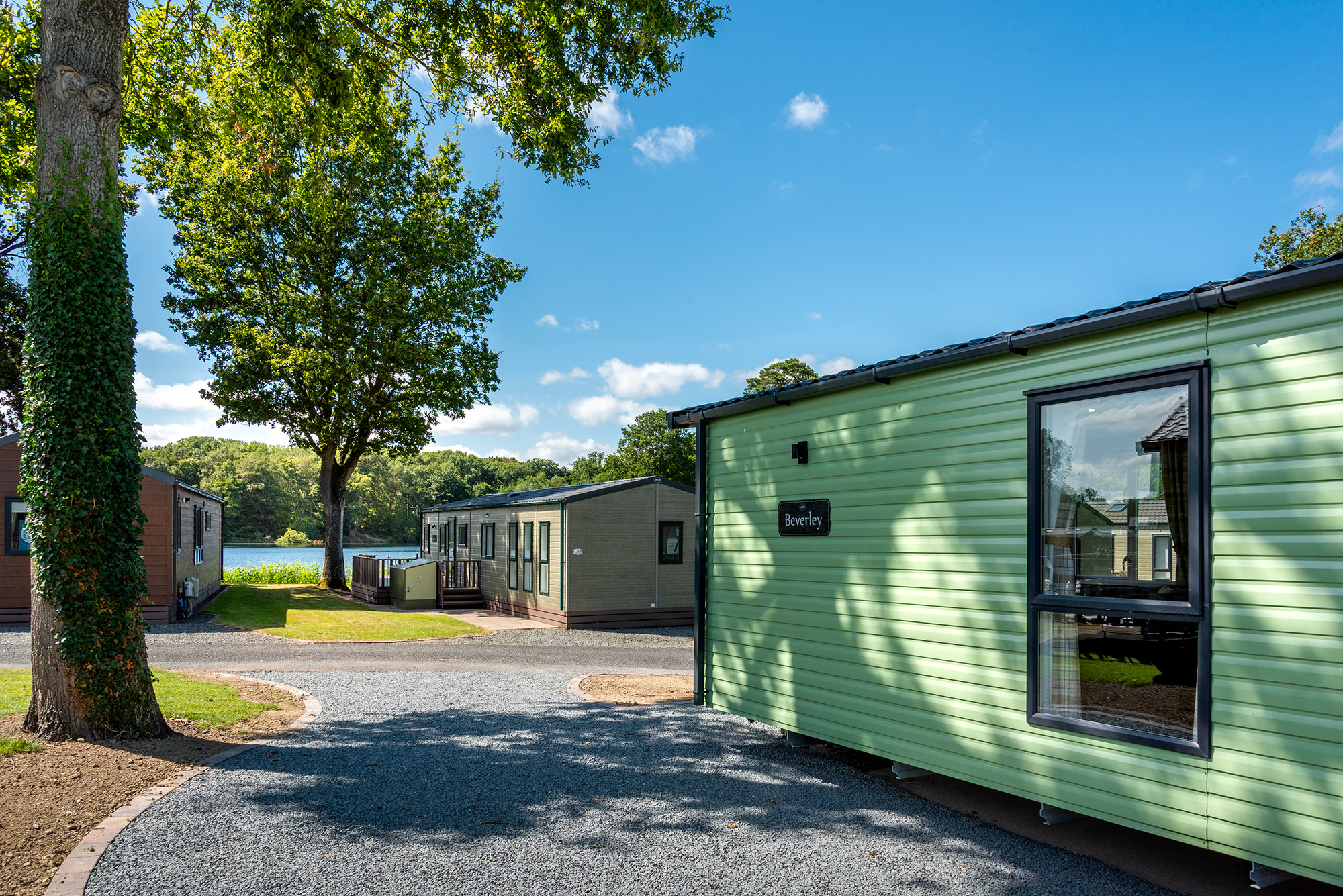 ABI Beverley holiday home for sale at Pearl Lake Country Holiday Park - plot photo