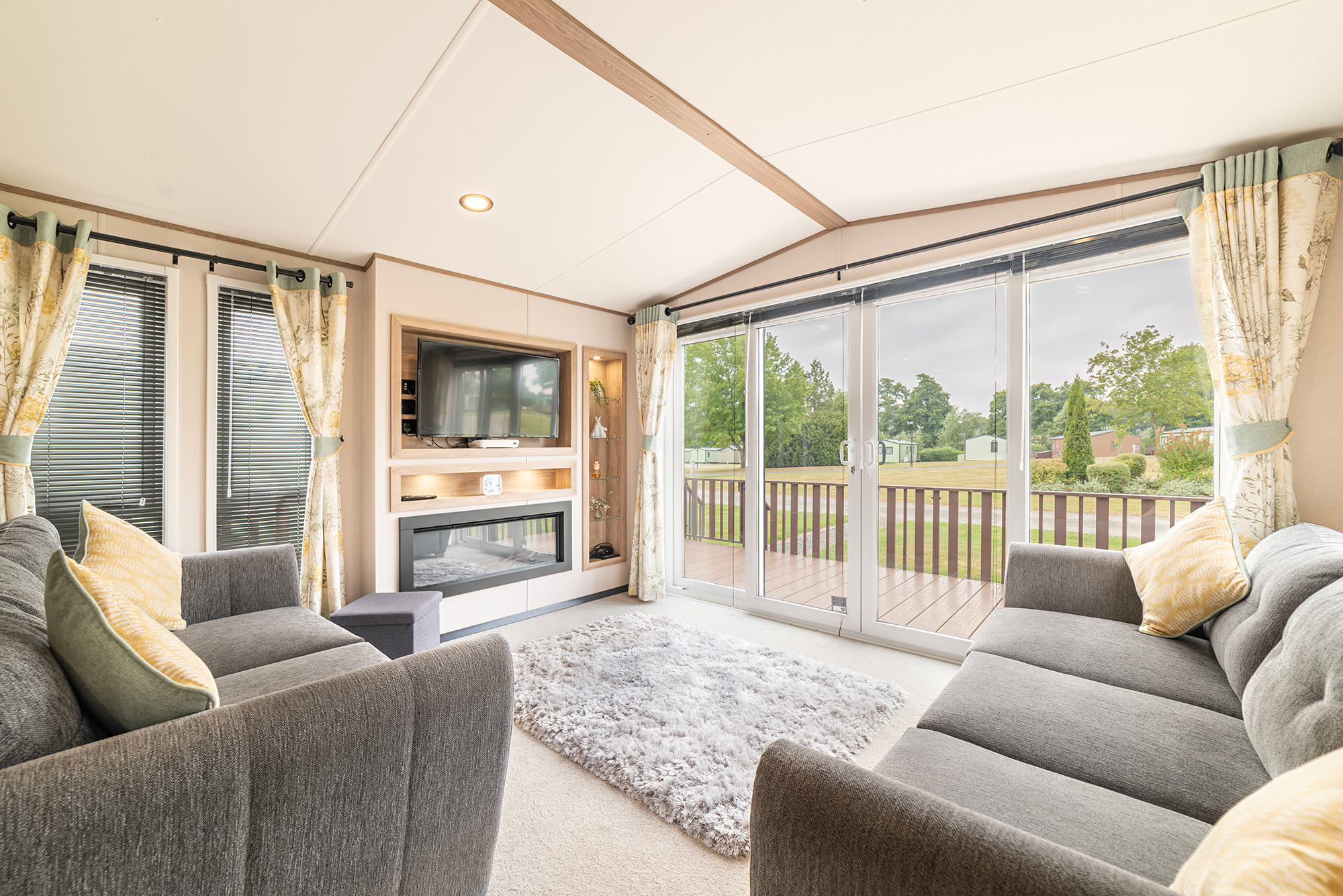ABI Ingleton holiday home for sale at Arrow Bank Country Holiday Park - Living area photo