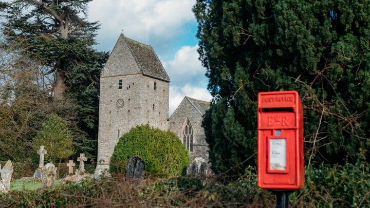 St James Church in the black and white village of Kinnersley